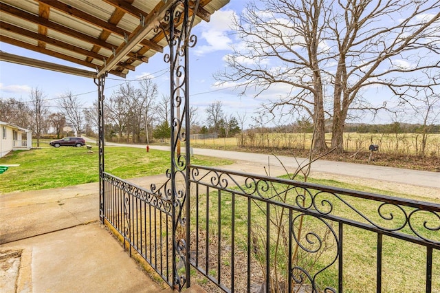 view of patio