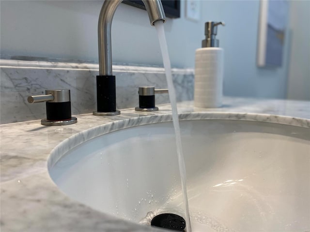 details featuring a sink
