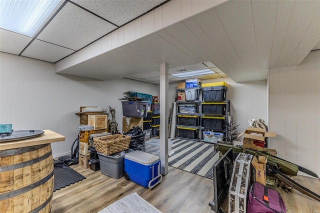 view of storage room