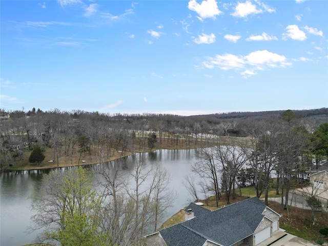 view of water feature