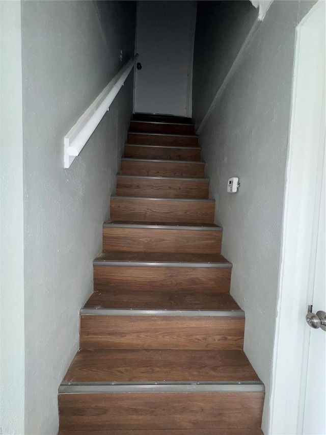 view of stairway