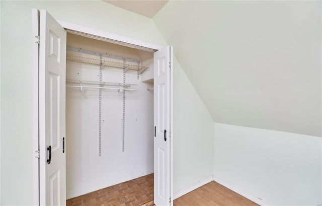 view of closet