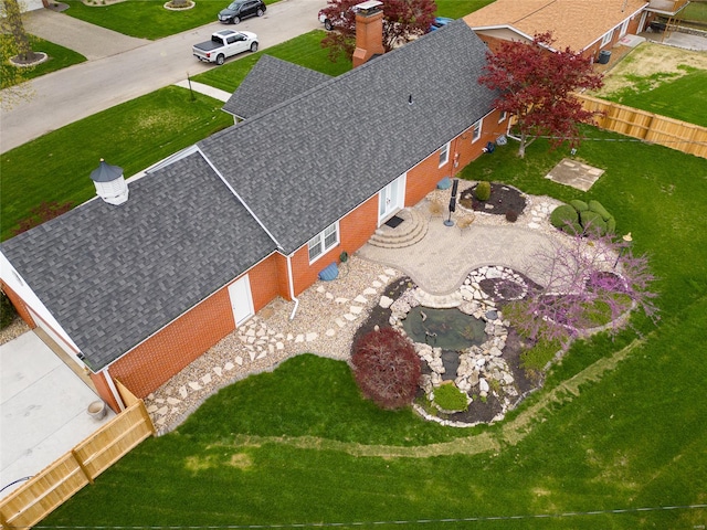 drone / aerial view