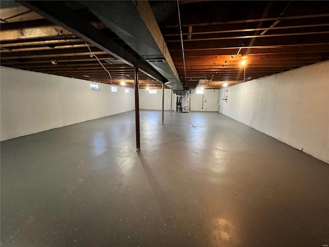 view of basement