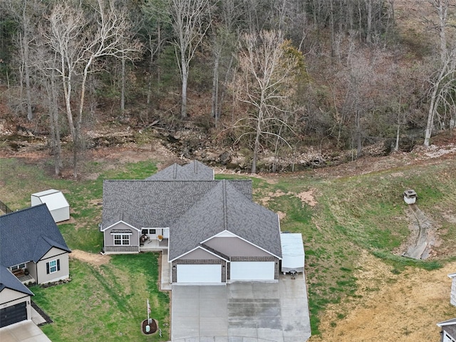 drone / aerial view