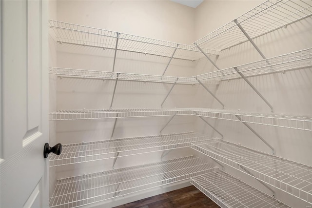 view of storage area