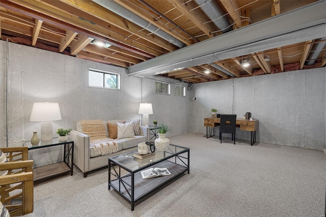 view of living area