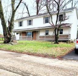 view of front of home with a porch