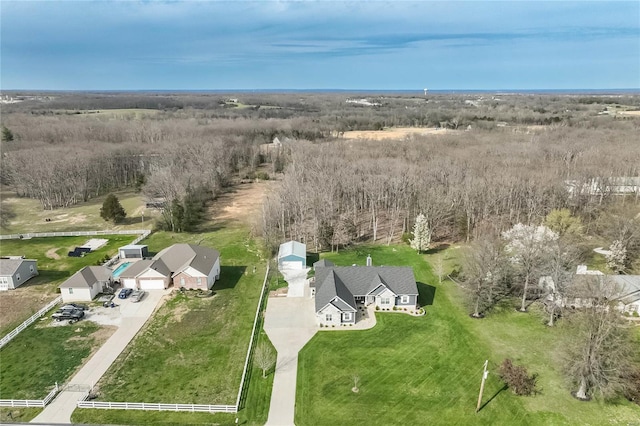 drone / aerial view