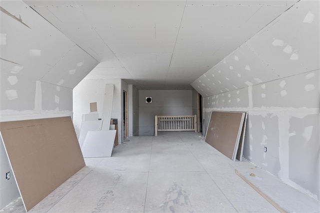 bonus room with lofted ceiling