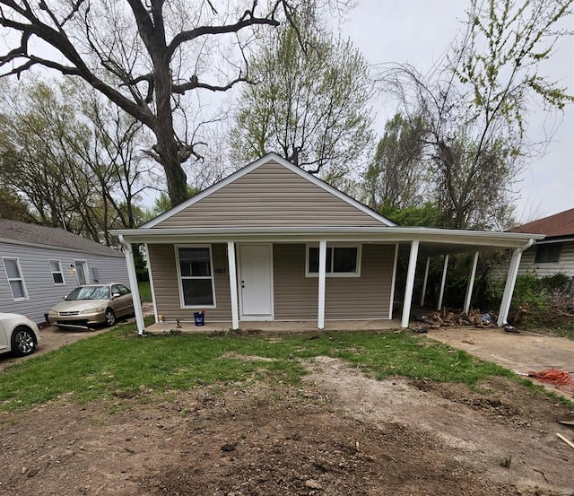 view of front of house featuring a porch