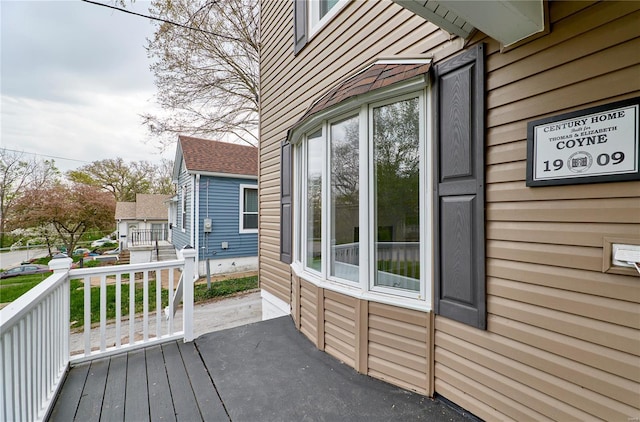 view of deck