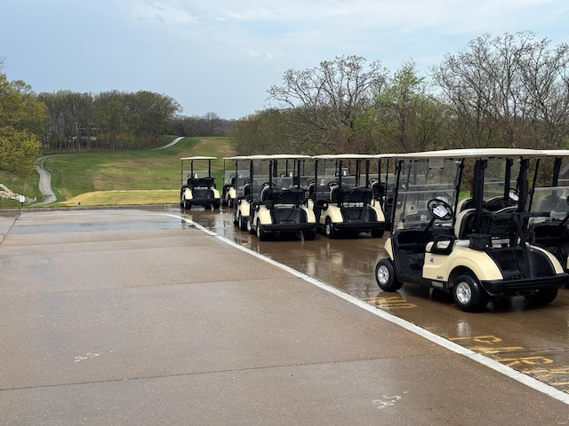 view of vehicle parking