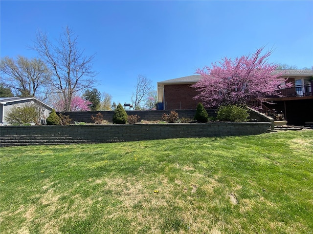 view of yard