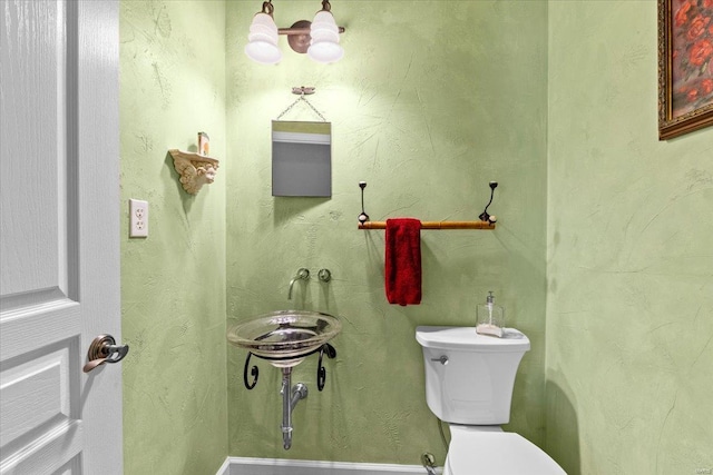 bathroom with toilet