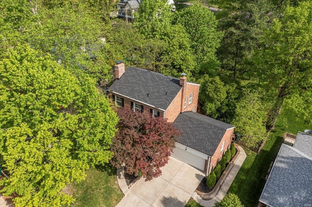 aerial view