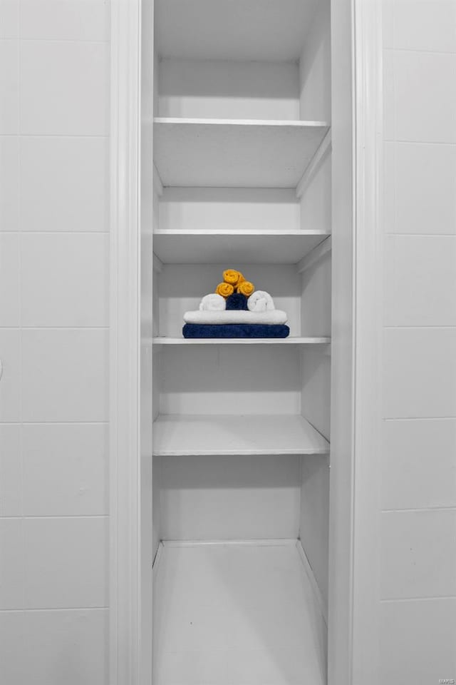view of closet
