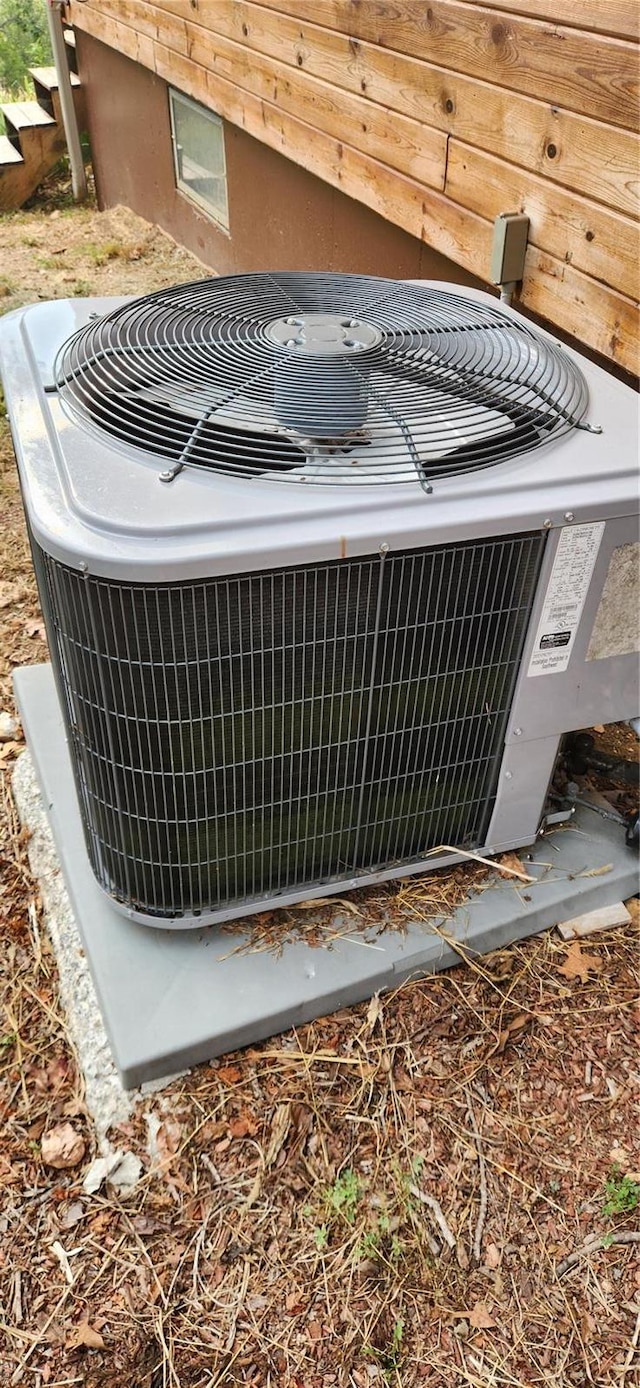 details with central AC unit