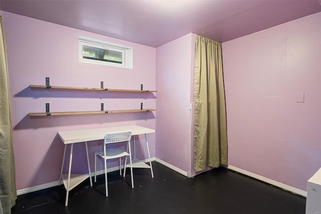 office with baseboards