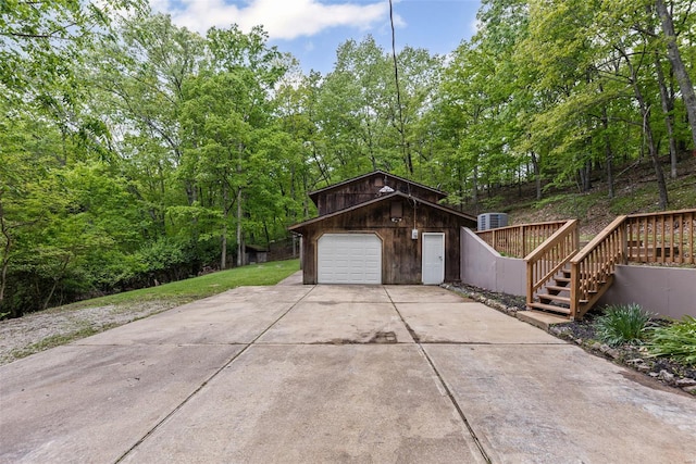 exterior space with driveway
