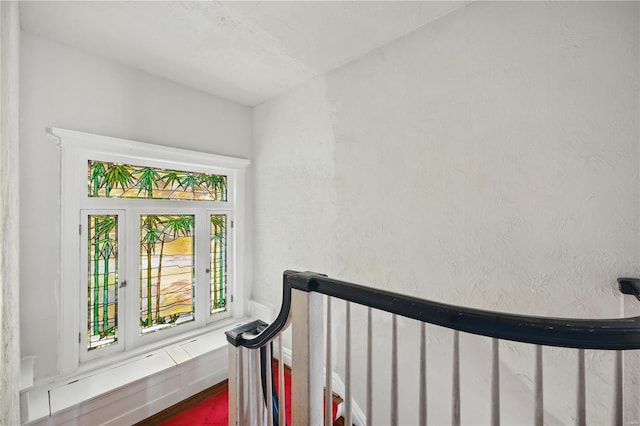 view of stairs