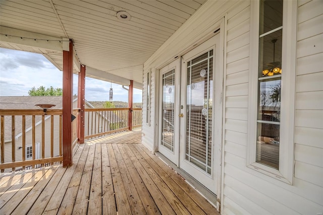 view of deck