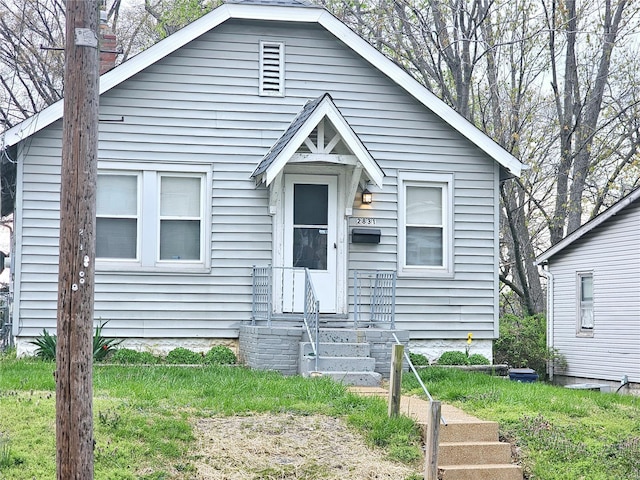 view of bungalow