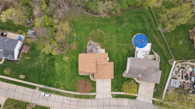 drone / aerial view