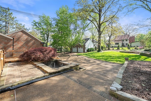 exterior space featuring a wooden deck and an outdoor structure