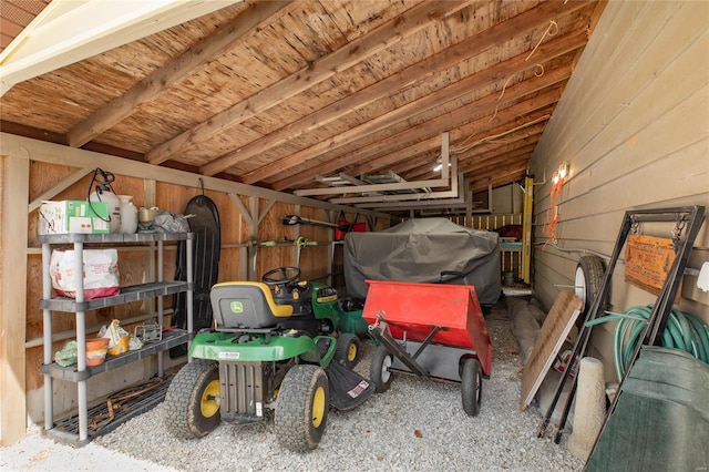 view of storage