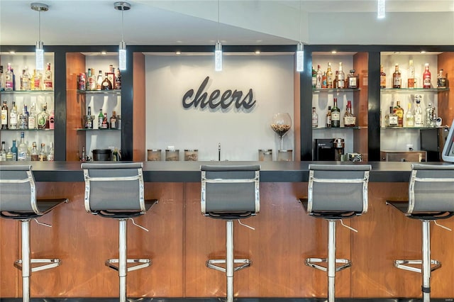 bar featuring wet bar