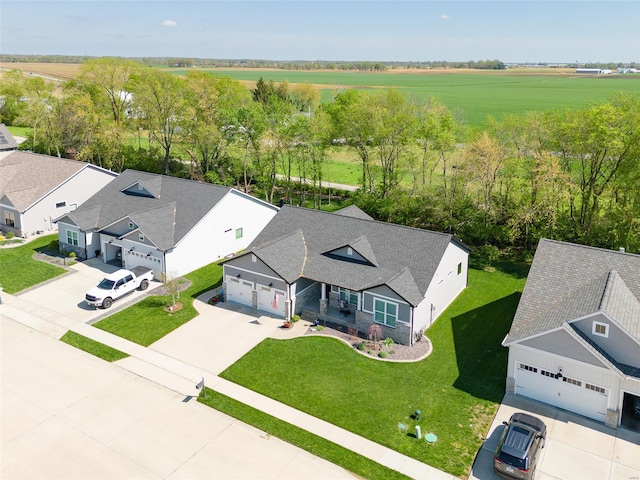 drone / aerial view