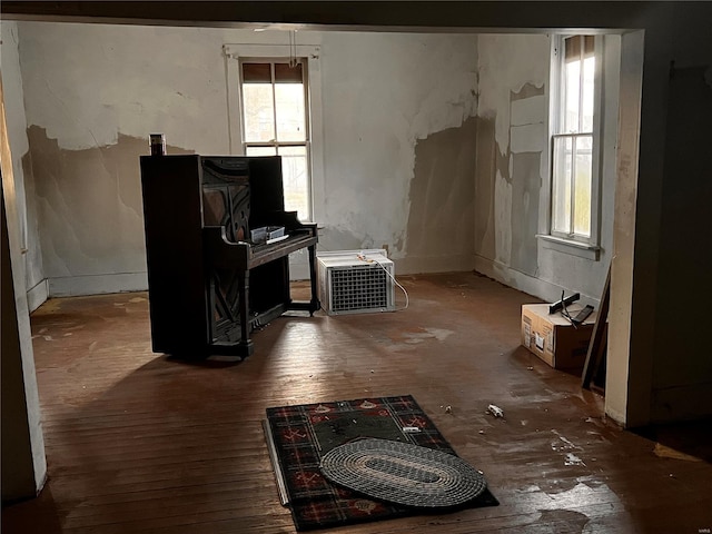 interior space featuring hardwood / wood-style floors