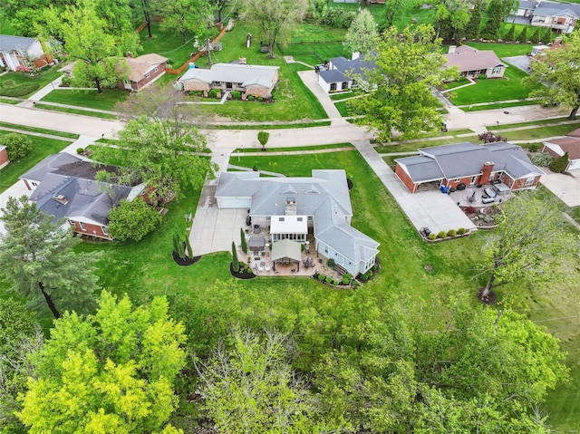 birds eye view of property featuring a residential view