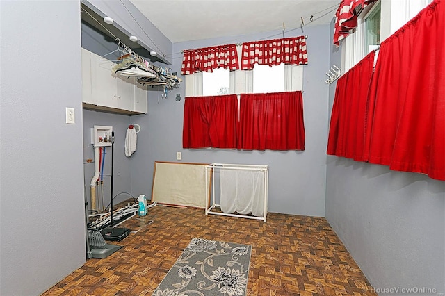view of clothes washing area