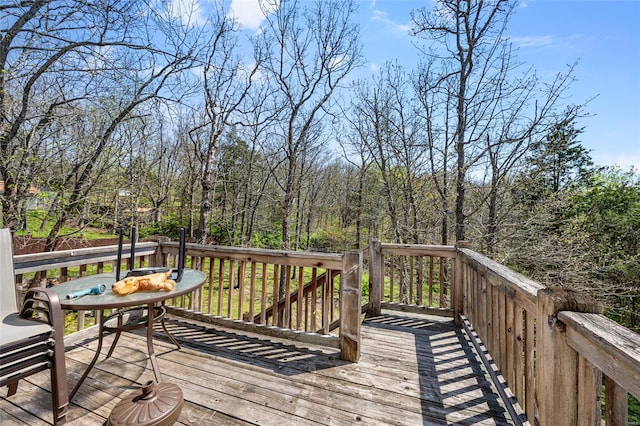 view of deck