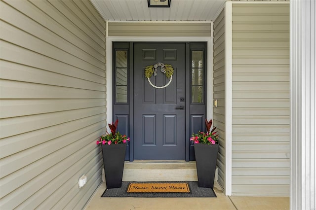 view of property entrance
