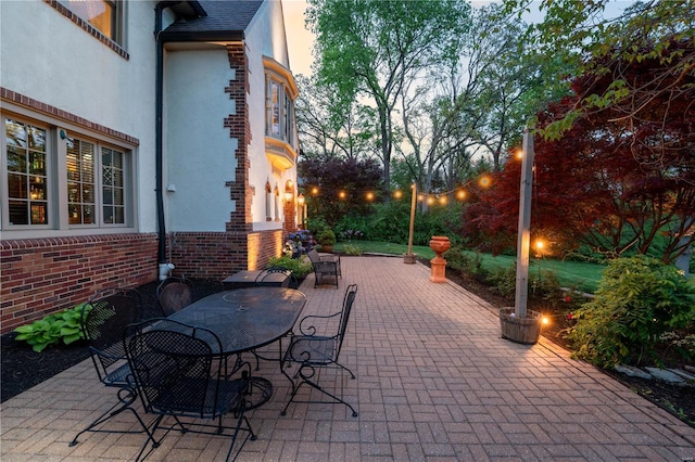 view of patio / terrace with outdoor dining space