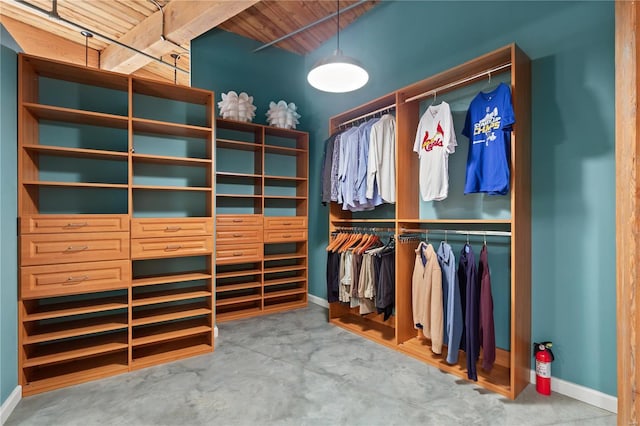 view of spacious closet