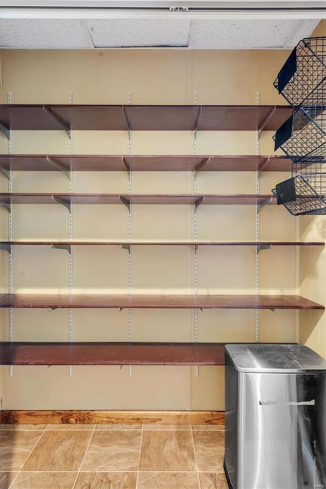view of storage room