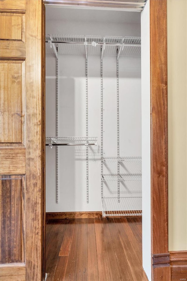 view of closet