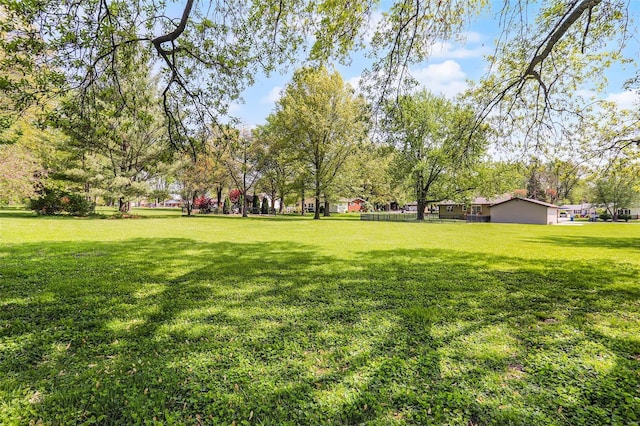 view of yard