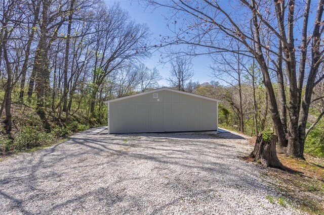 view of outbuilding with an outdoor structure