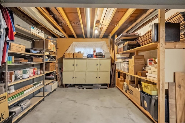 view of storage