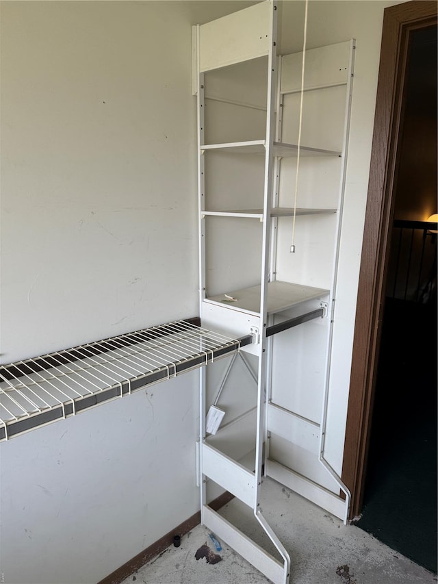 view of closet