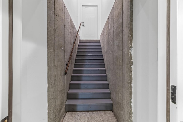 view of stairs