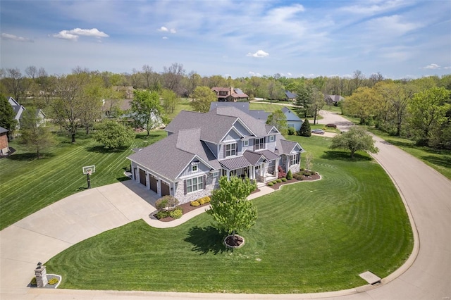 drone / aerial view