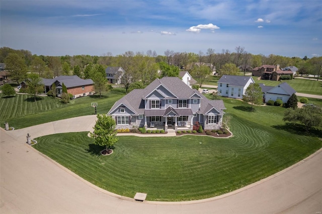 drone / aerial view