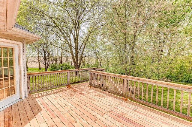 view of deck