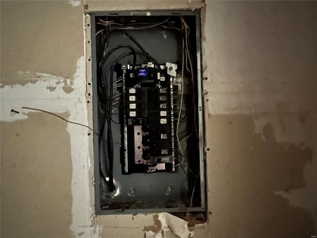 utility room with electric panel